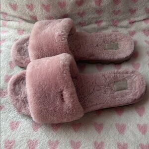 Ugg slipper slides pink
